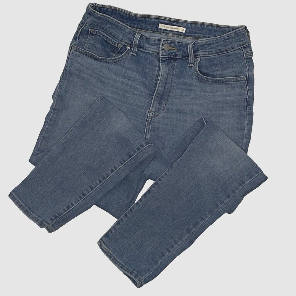 Levi's 721 Men's size 31/26 High Rise Skinny Ankle Blue Jeans Medium Wash